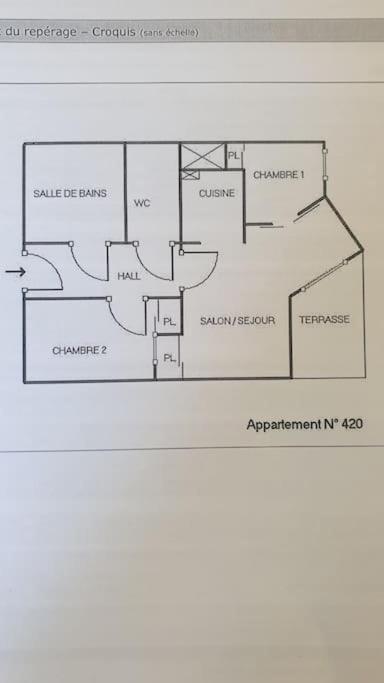 Spacieux Appartement 37M2-T3-Rdc-6 Personnes-100M Remontees Valmeinier Kültér fotó