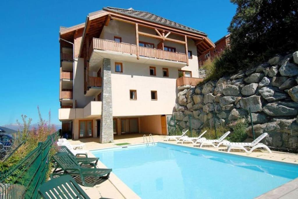Spacieux Appartement 37M2-T3-Rdc-6 Personnes-100M Remontees Valmeinier Kültér fotó